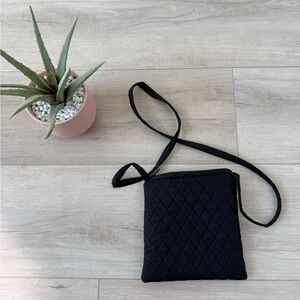 Women’s black quilted bag purse